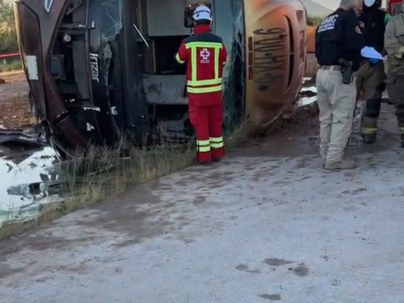 Operador de camión de Tufesa que volcó es vunculado a proceso Operador de camión de Tufesa que volcó es vunculado a proceso