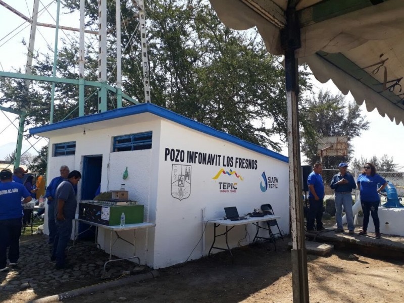 Operan 60 de los 62 pozos de agua en Tepic