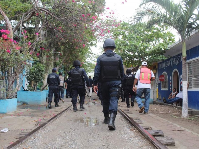 Operativo centinela deja 14 detenidos en Tehuantepec