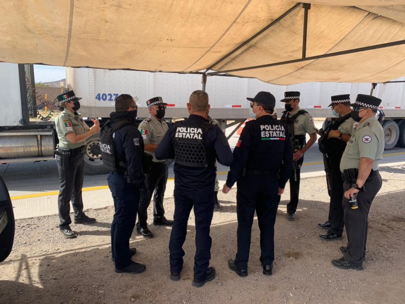 Operativo coordinado a dos hombres armados en el Ejido Tepeyac