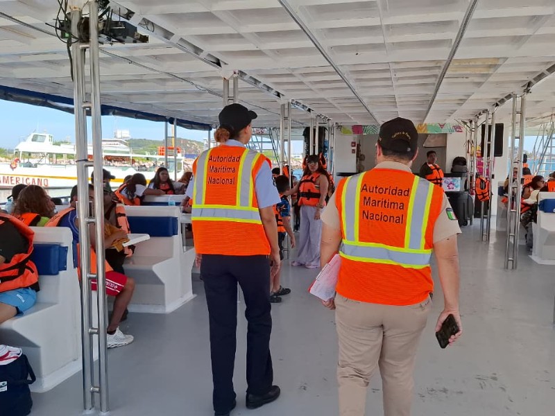 Operativo de Supervisión en Catamaranes de Mazatlán