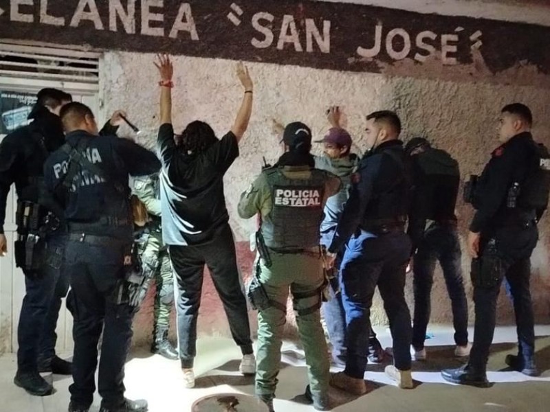 Operativo dragón deja ocho detenidos y una motocicleta asegurada