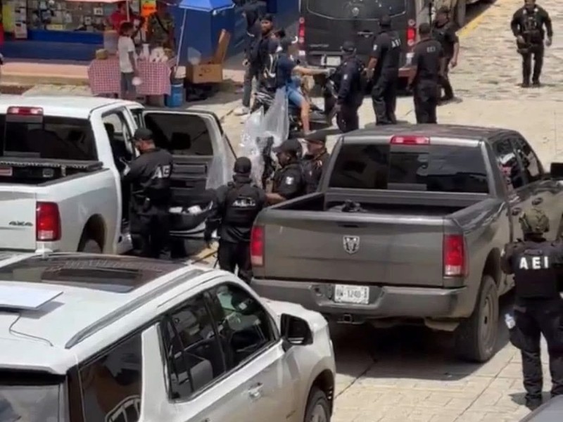 Operativo Sable despliega fuerzas federales estatales en Putla Guerrero