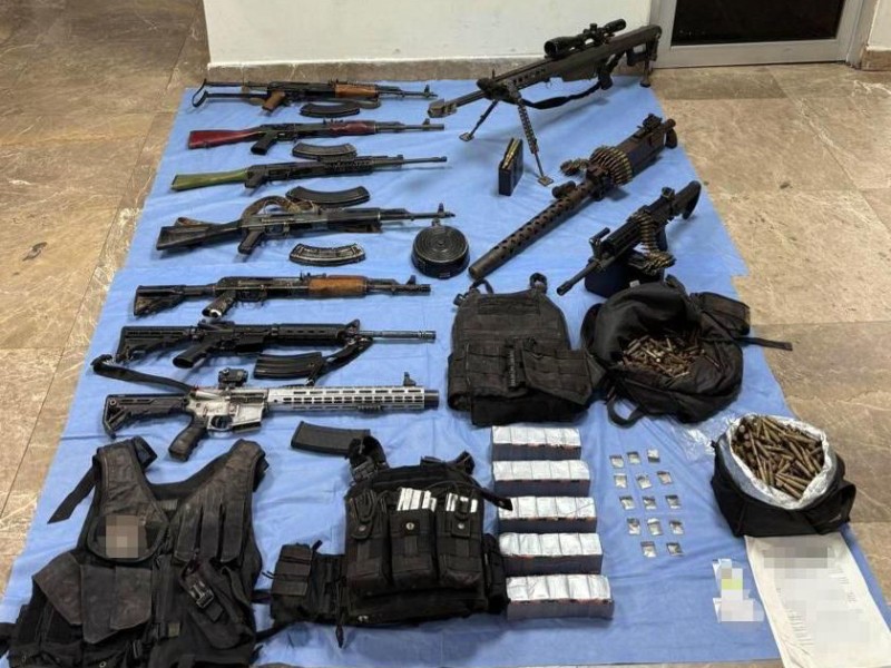 Operativos conjuntos aseguran arsenal, droga y equipo táctico Operativos conjuntos aseguran arsenal, droga y equipo táctico