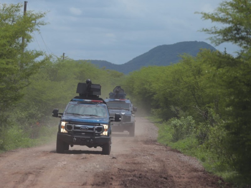 Operativos continuarán en la zona serrana municipio de Sinaloa