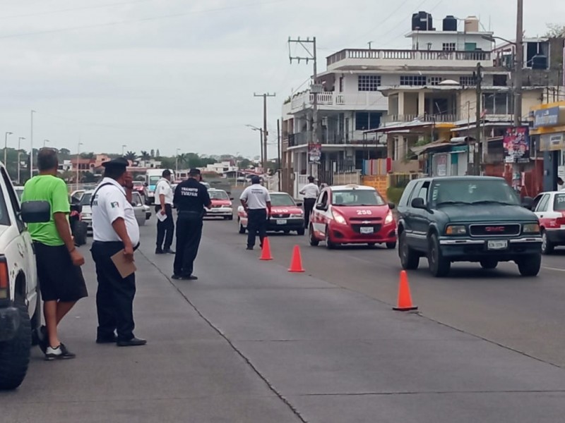 Operativos de dispositivos viales serán continuos en Tuxpan