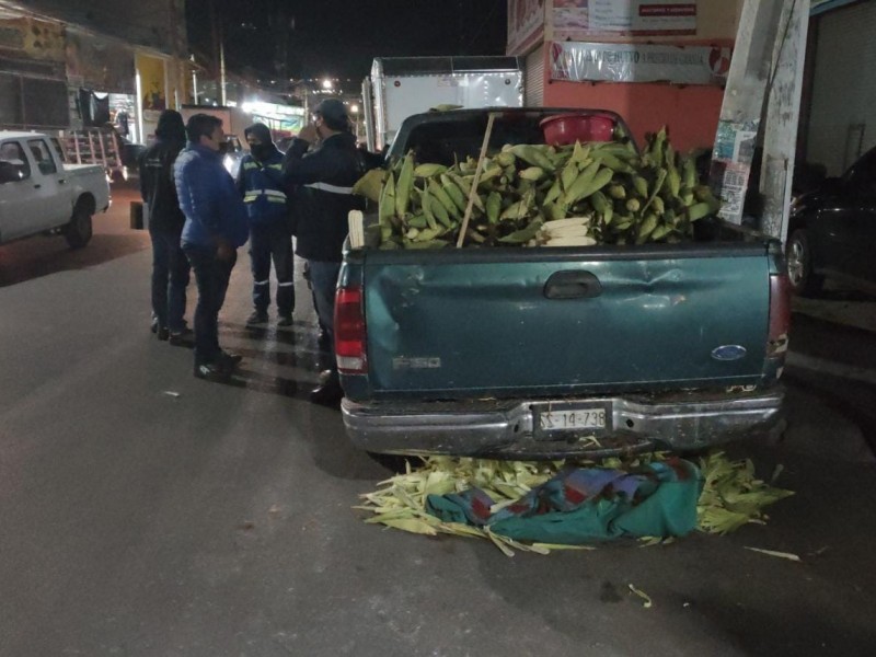 Operativos de inspección en zona de Central de Abastos