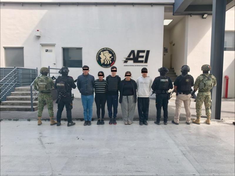 Operativos en Nuevo León dejan nueve detenidos y armamento asegurado