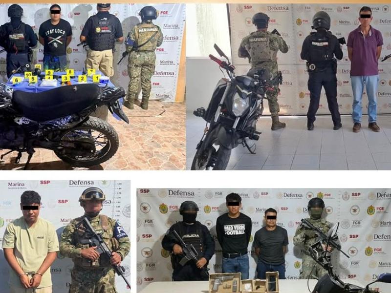 Operativos en Veracruz dejan 46 detenidos y cuatro víctimas rescatadas