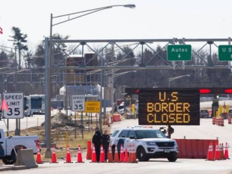 Ordena EU cierre de fronteras con Canadá y México