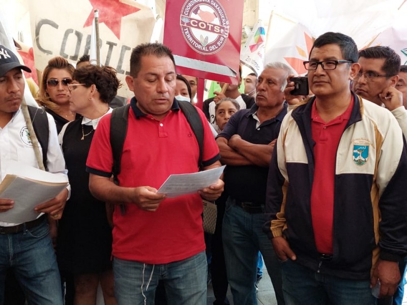 Organizaciones anuncian movilizaciones previo a la Guelaguetza 2023
