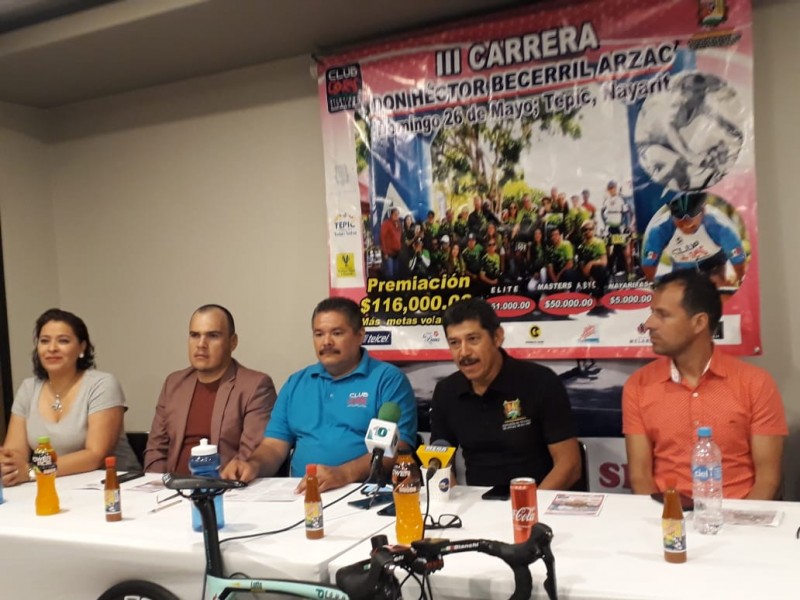 Organizan 3ra carrera Héctor Becerril Arzac