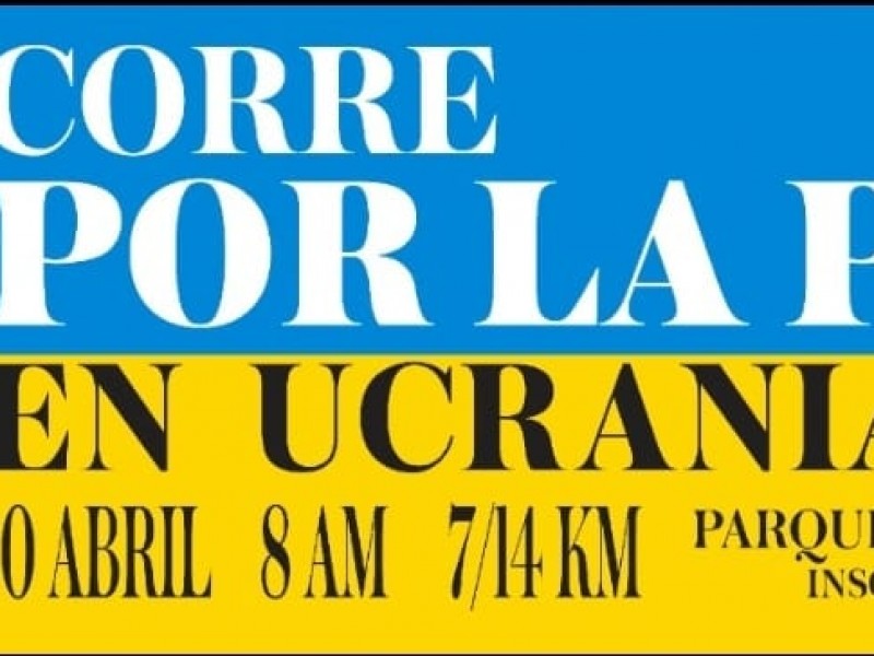 Organizan carrera atlética para enviar víveres a Ucrania