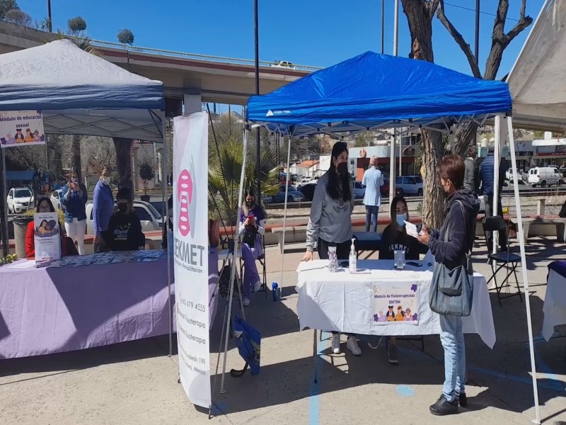 Organizan feria de la salud para la mujer