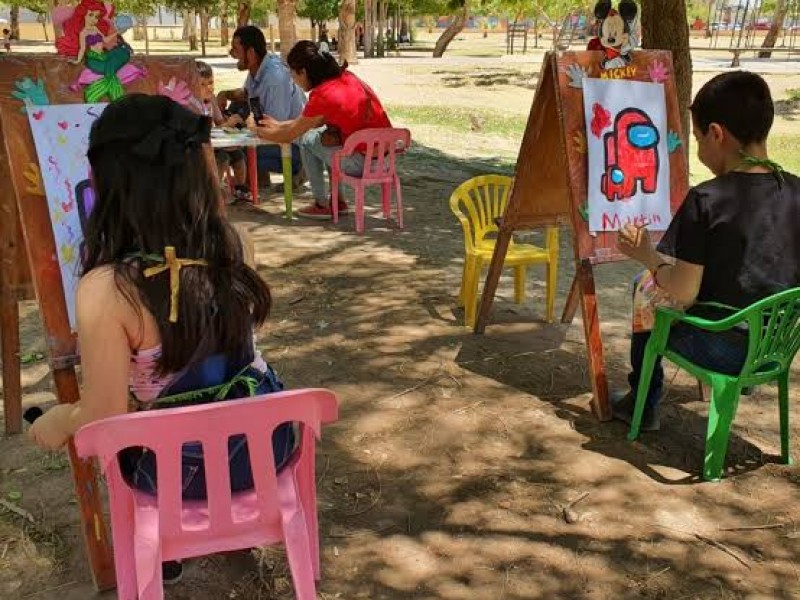 Organizan fiesta del Día del Niño en el Parque Madero