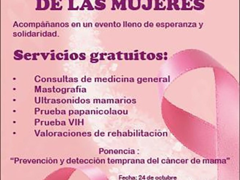 Organizan jornada de salud para mujeres en el Congreso local