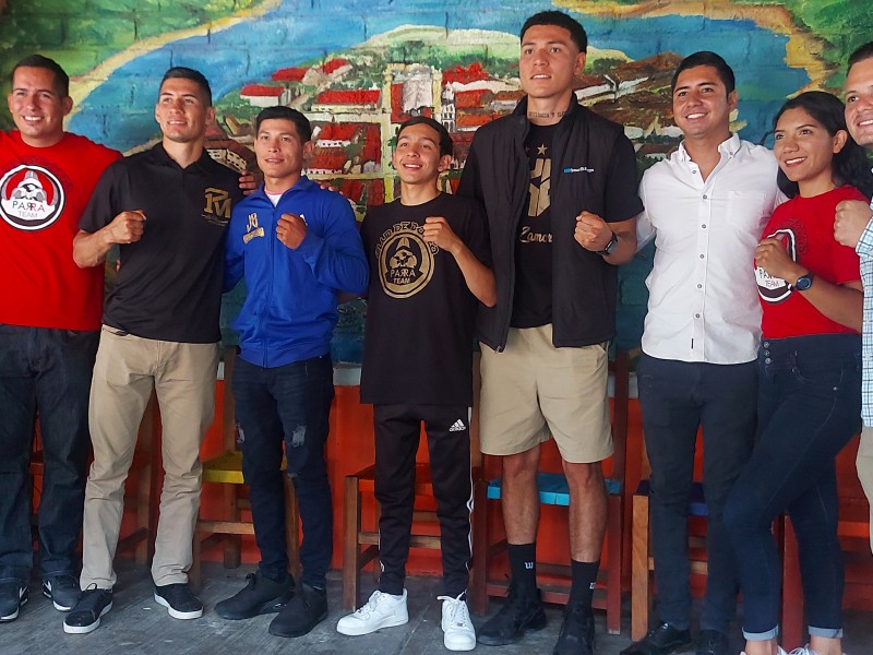 Organizan noche de boxeo en zona norte de Nayarit