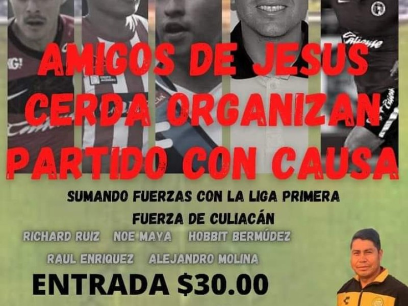 Organizan partido en beneficio del trabajador que perdió la pierna