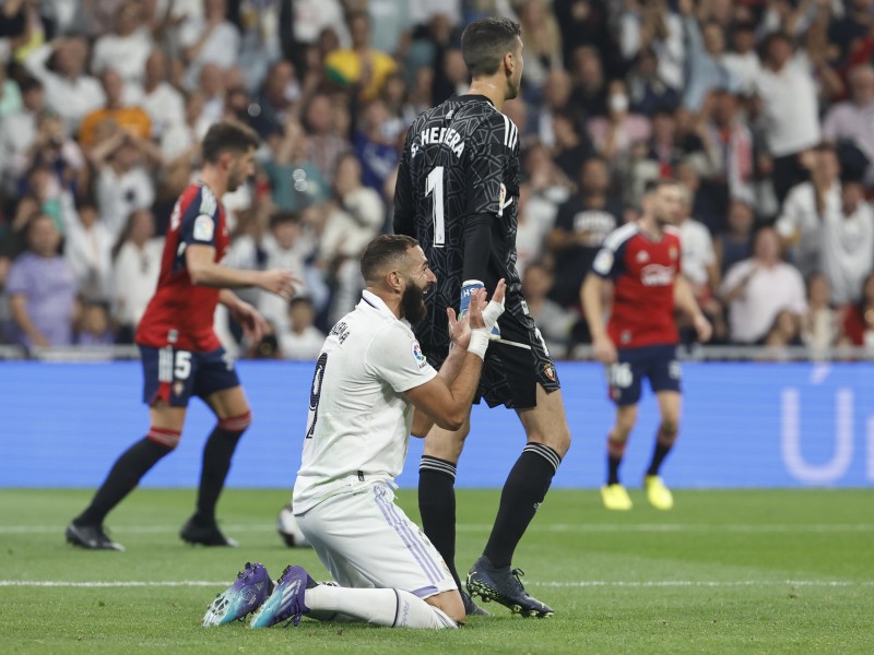 Osasuna terminó marca perfecta del Real Madrid con empate 1-1