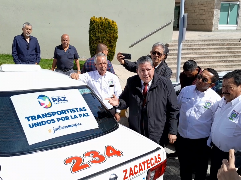 Otorgan 10 MDP en subsidios a taxistas de Zacatecas