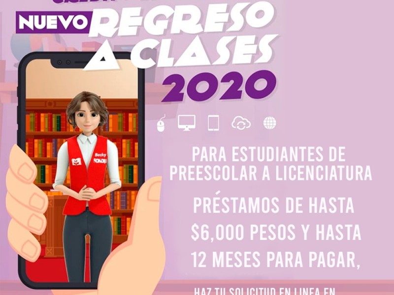 Otorgarán créditos a estudiantes por regreso a clases