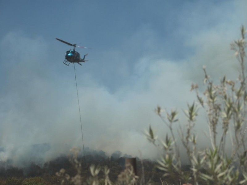 Otra vez incendio en Bosque de La Primavera