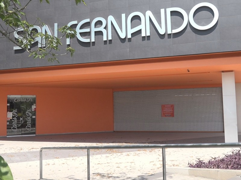 Otra vez, Plaza San Fernando cierra puertas por coronavirus