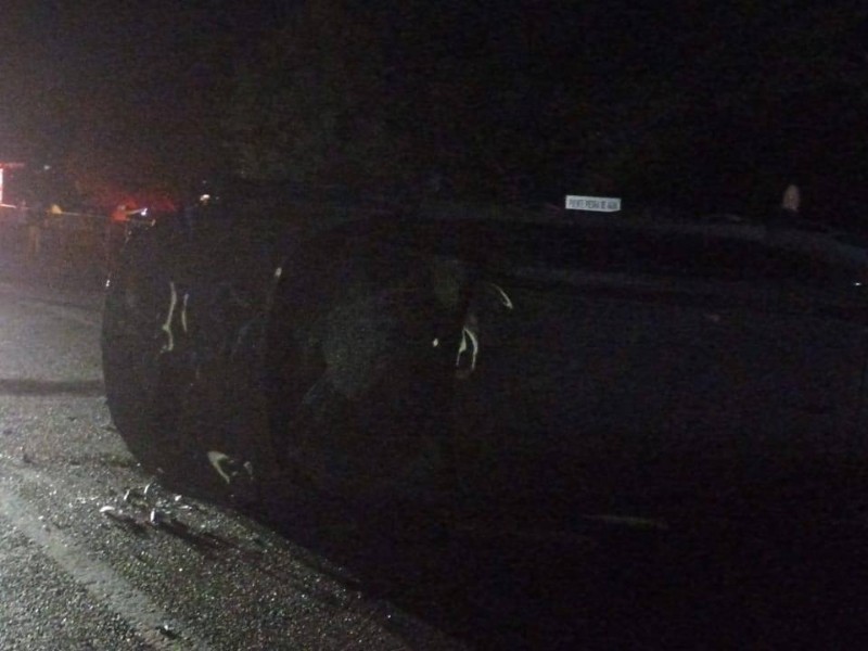 Otro accidente más en la Xalapa-Perote, colisión deja 2 lesionados