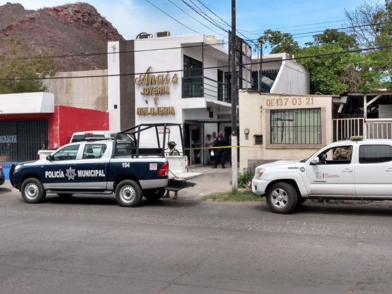Otro golpe en Guaymas para comerciantes joyeros