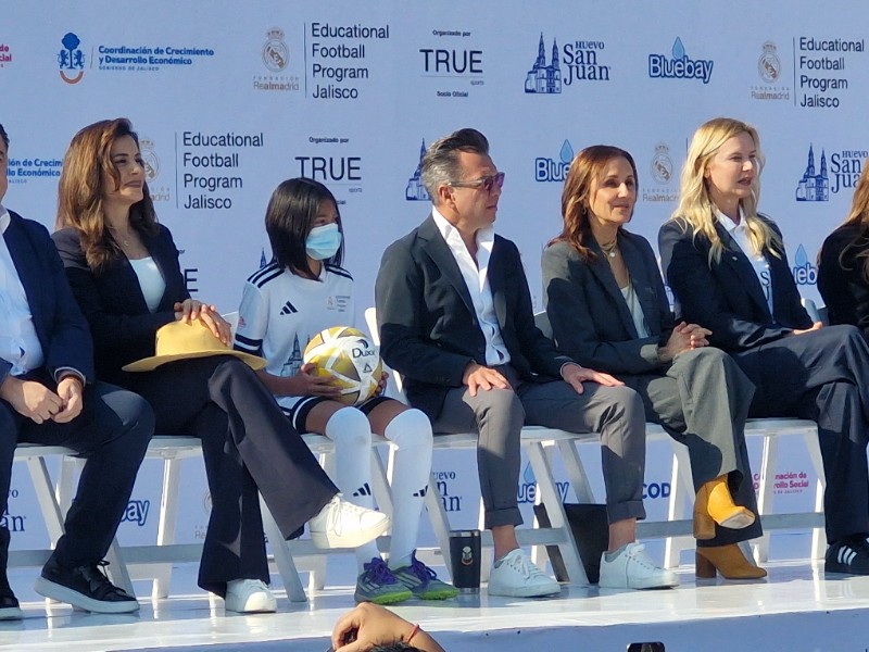 Pablo Lemus inauguró programa de fútbol de la fundación Real Madrid