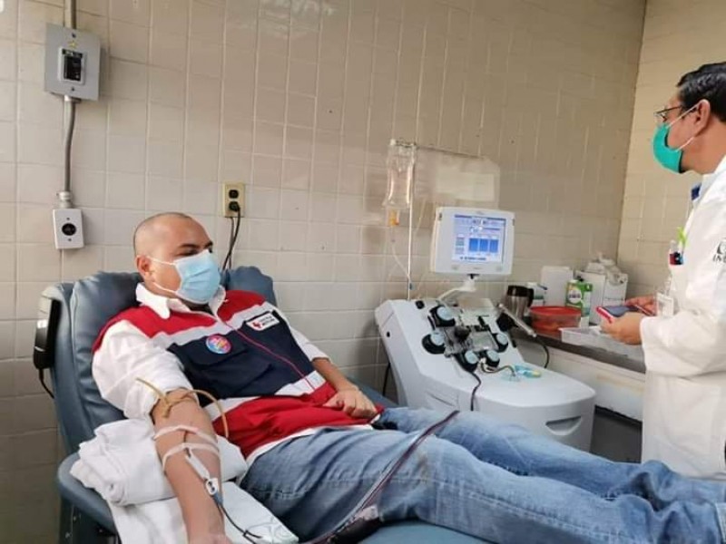 Pacientes recuperados de COVID rechazan donar plasma para pacientes graves