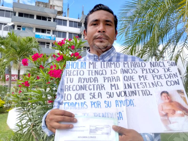 Padre solicita apoyo para cirugía de su hijo