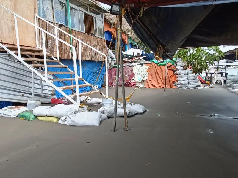 Palaperos de Veracruz reportan afectaciones y bajas ventas por frente frío