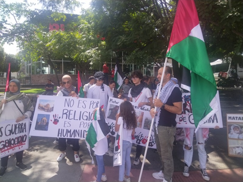 Palestinos en Jalisco piden alto a los ataques en Israel