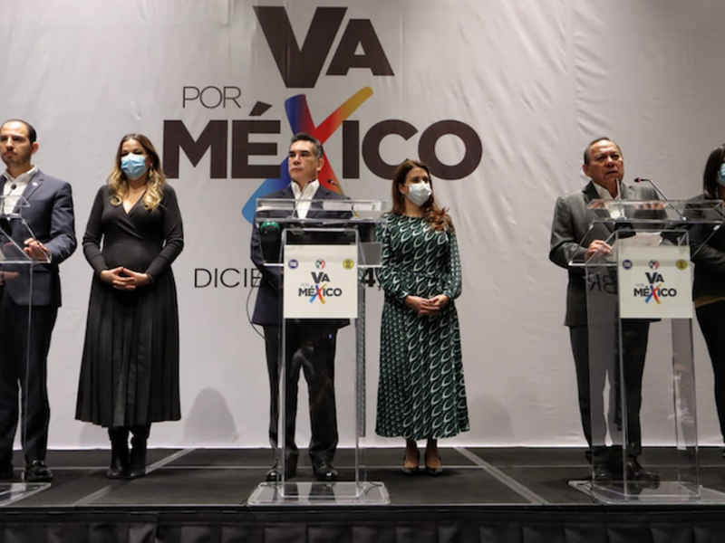 PAN, PRI y PRD van juntos para elecciones de 2022