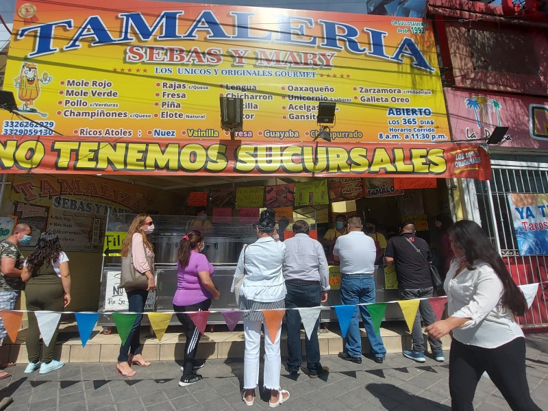 Pandemia no baja venta de tamales por 2 de febrero