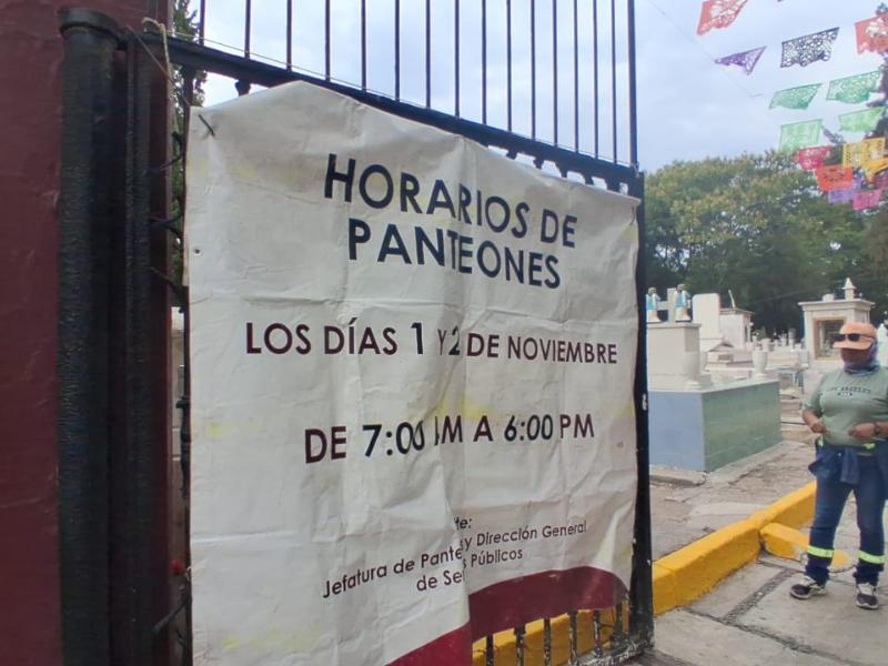 Panteones recibirán miles de visitantes durante 1 y 2 de noviembre
