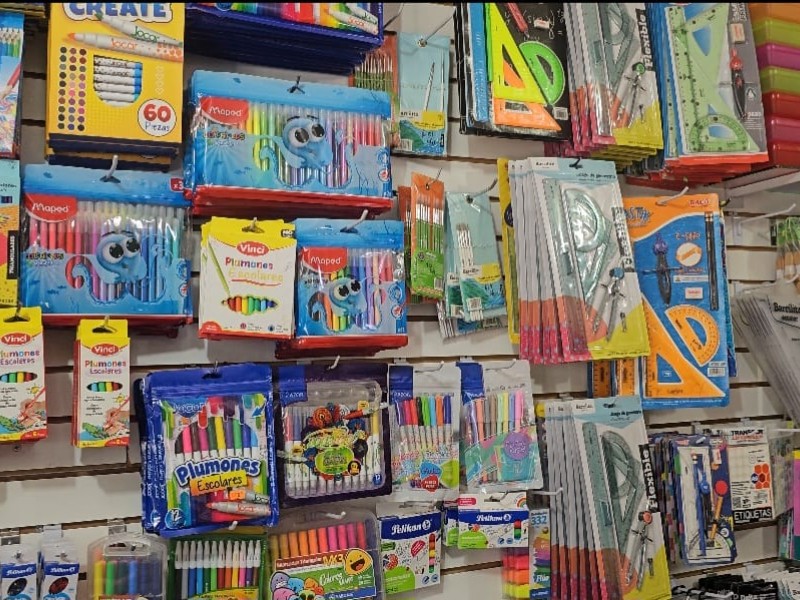 Papelerías listas para este inicio a clases