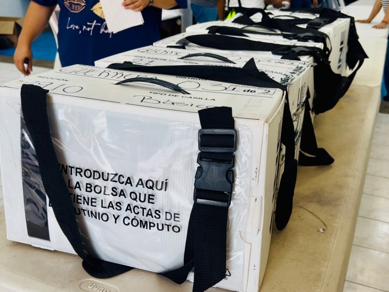 Paquetes electorales para elección judicial se distribuyen en Costa Grande