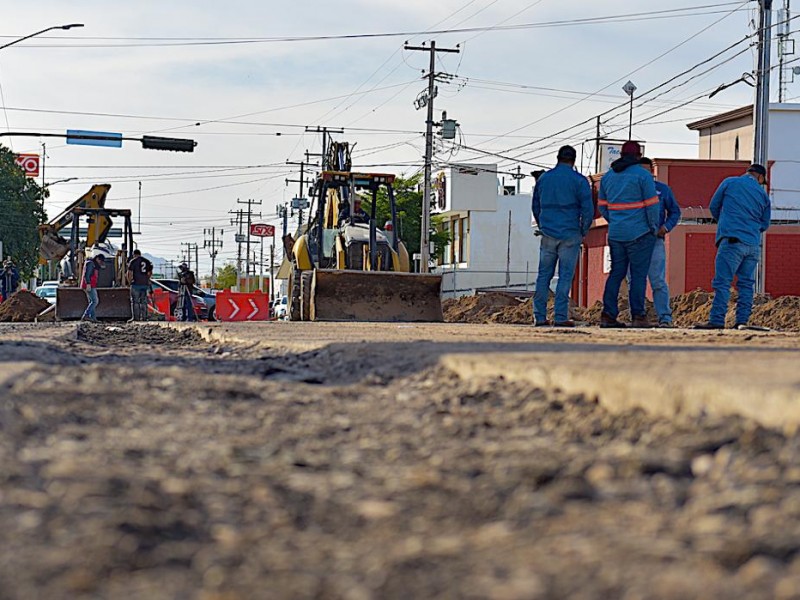 Para mediados de febrero quedarán listos trabajos de calle Reforma