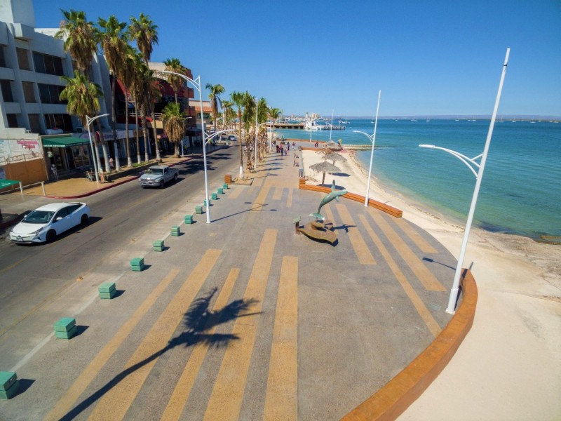 Para presumir el malecón de La Paz