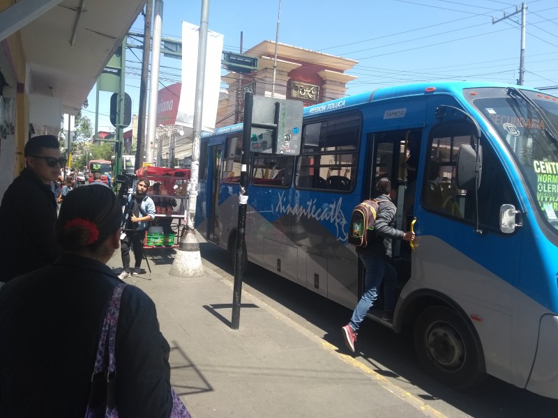 Paradas de camiones, lugar donde operan asaltantes