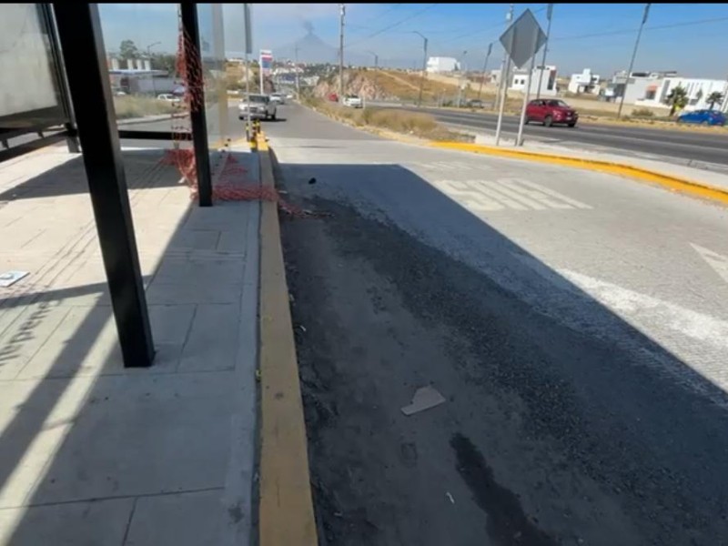 Paraderos de línea 4 RUTA ya están vandalizados