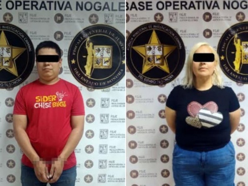 Pareja  vinculada a proceso por privación de la libertad en Nogales
