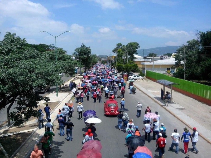 Paro de maestros en Chiapas