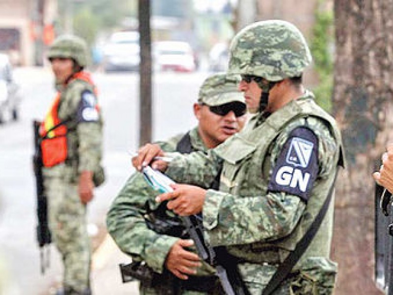 Parque de la solidaridad sede de Guardia Nacional