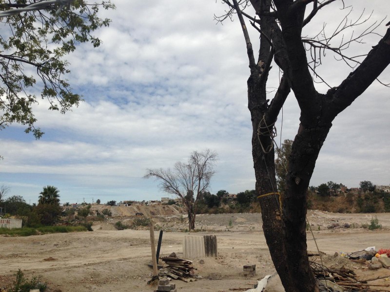 Parque El Hoyanco, desolado y sin obras