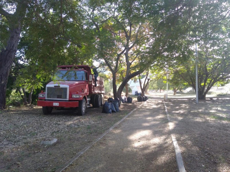 Parque las Riberas, ¿sin basura?