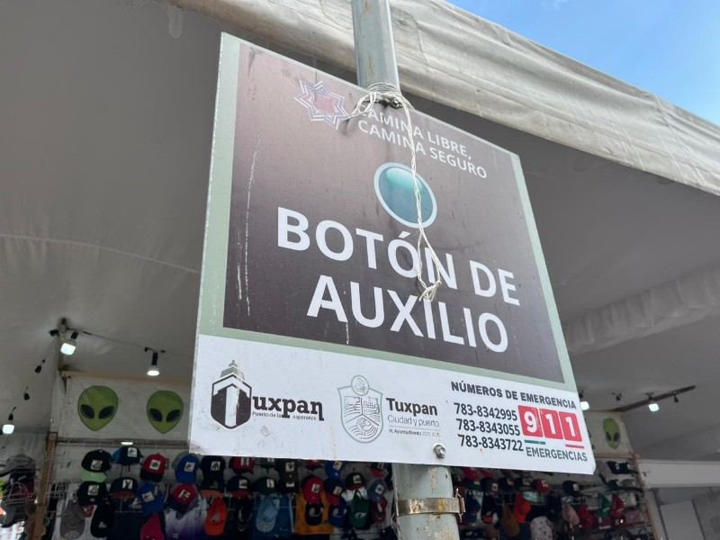 Parque Reforma, el único botón de auxilio activado