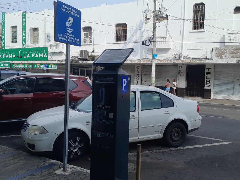 ¿Opera el servicio de parquimetros en Veracruz este 15 de septiembre?